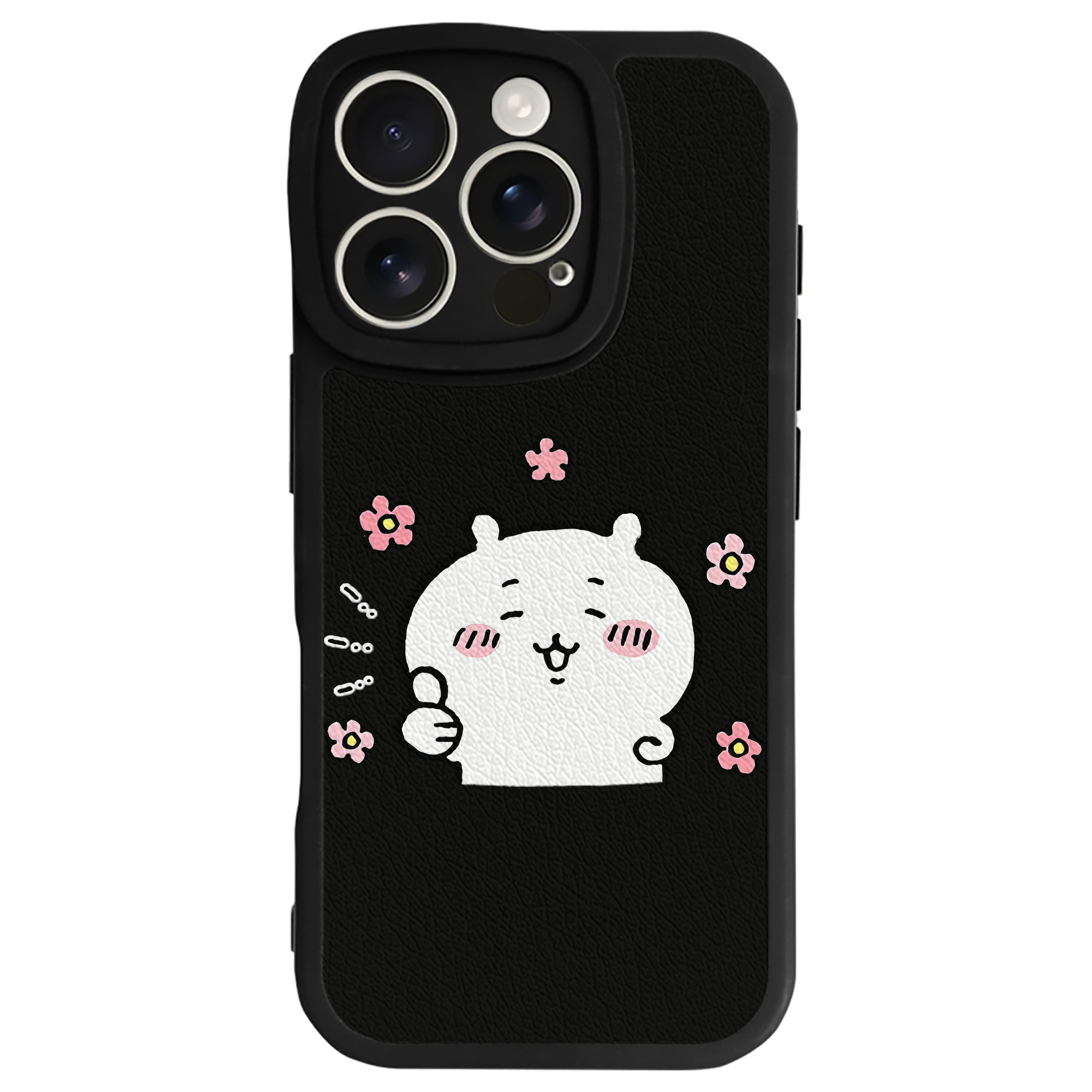 （画像用） ちいかわ ちいかわ Chii-kawa chiikawa 【iPhone 16シリーズ対応】シリコンスマホケース（レザー調） 材質：シリコン